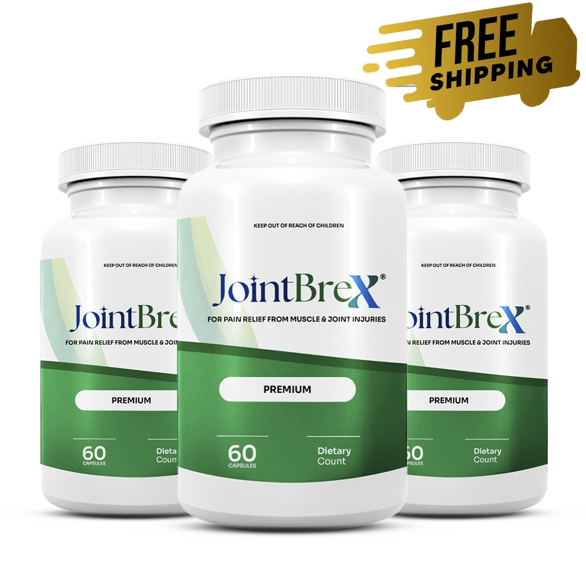 Three bottles of JointBrex with free shipping